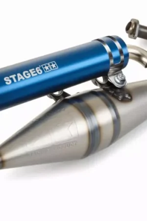 Uitlaat - Stage 6 - PRO Replica MK2 - Gilera / Piaggio - Blauw Betaalbaar