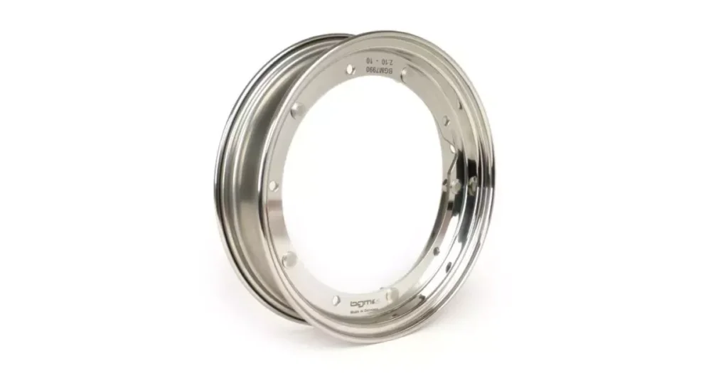 velgBGM pro 2.10 10 inchvespa (type px) vespa smallframe v50, 50n, special, pv, et3, pk50 125 (s/xl/xl2), largeframe px, t5, sprint, rally, gt/ gtr, lml star, deluxe roestvrij staal, gepolijst Actieprijs