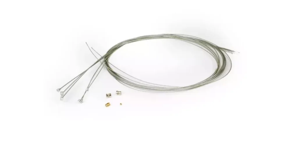 Set Binnenkabels UniverseelBgm Original Vespa Lambretta2x Ø=1,9mm x 2100mm (Peer Vormige Nippel Gebruikt Als Koppelings Voorremkabel). Beperkt Aanbod