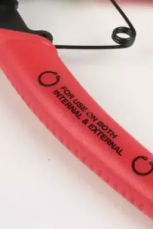 Borgringtang Oem Kwaliteit Voor Binnen en Buitenborgringen ø=10 50mm (Incl 4 Verschillende Koppen 2 Gebogen 2 Recht) Laatste Versie