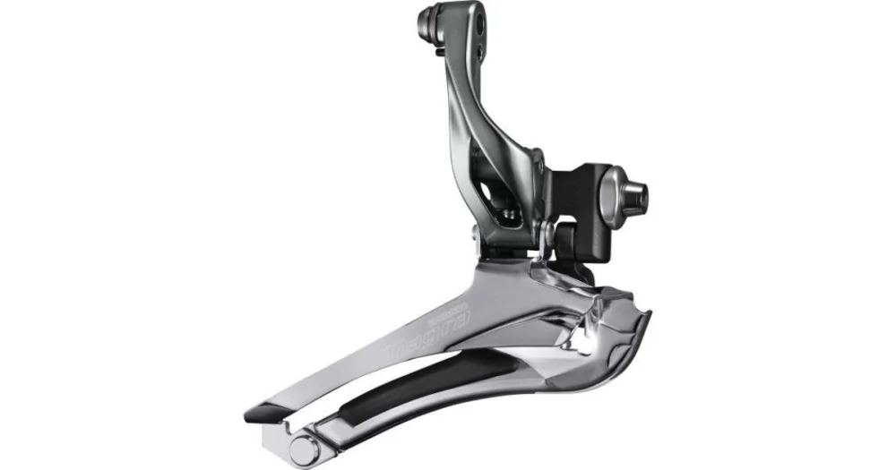 Voorderailleur 2 x 10 Speed Shimano Tiagra FD-4700 ø34,9 mm Klem Down Pull 61-66° 46-53T Grijs Hoge Kwaliteit