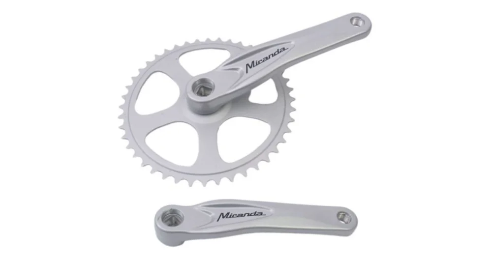 Lage Prijs Crankstel 44T Miranda Alfa 1 Voor 3 32" Ketting Met 170mm Crankarm Zilver