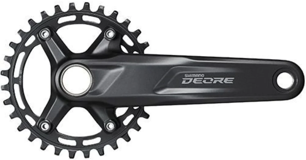 Superprijs Crankstel 10/11 Speed Shimano Deore FC-M5100-132 Tands - 175 mm Zwart