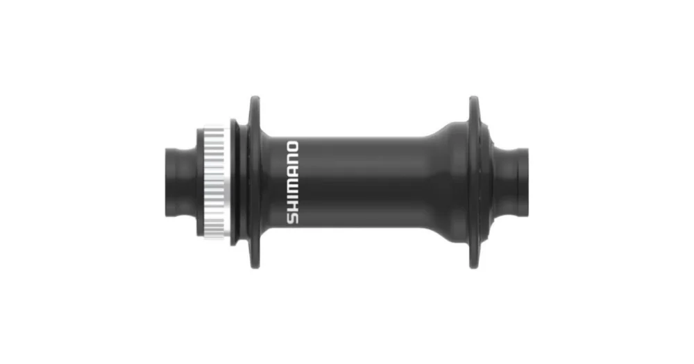 Voornaaf Shimano Deore HB-MT410 Center Lock - 36 Gaats 15 mm Steekas 110 mm Inbouw Zwart Premium