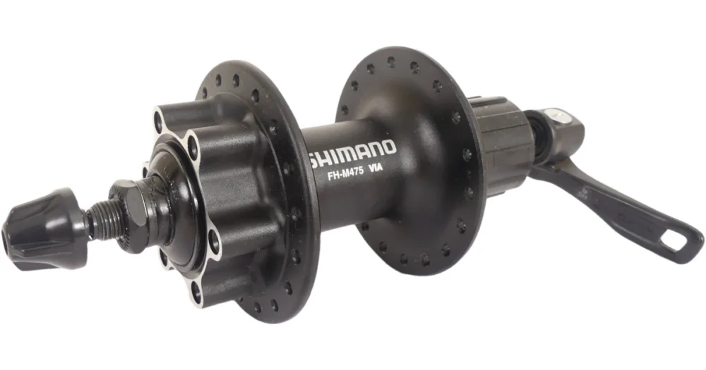 Hoge Kwaliteit Achternaaf 8/9/10 Speed Shimano FH-M47536 Gaats6 Bouts Met Remschijf Bevestiging Zwart