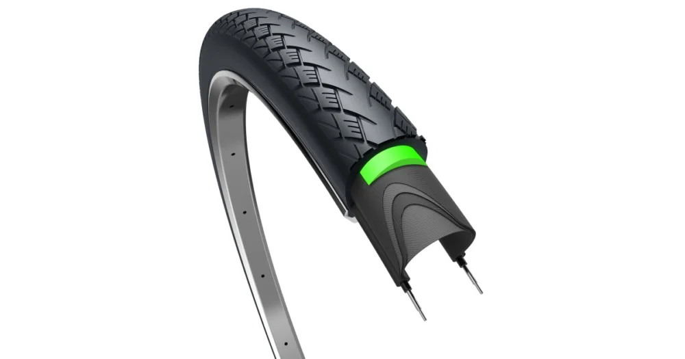 Buitenband Edge Metro Elite Tour Protect 28 x 1 ½- 40-635mm Zwart Met Reflectie Gereduceerde Prijs