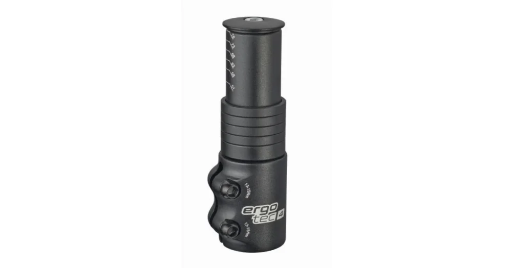Koopje Stuurpen Verlenger Ergotec Ahead 3 - 1-1/8" AL6061 T6 Zwart Gezandstraald
