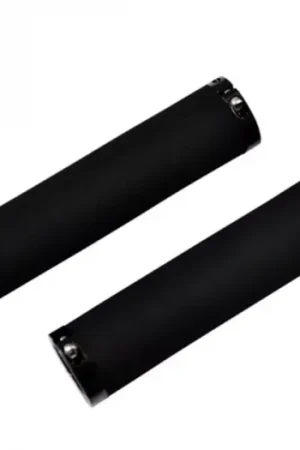 Aanbieding Handvatten Fiets Optimiz Lock On Simple Foam Comfort Zwart met Dop 130mm (paar)