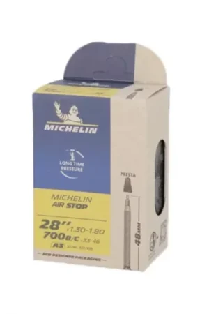 Aanbieding Binnenband -fiets- 700c (33/46-622) Presta Ventiel 48mm Michelin Airstop A3